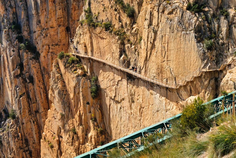 Caminito del Rey stock image. Image of dangerous 213965057