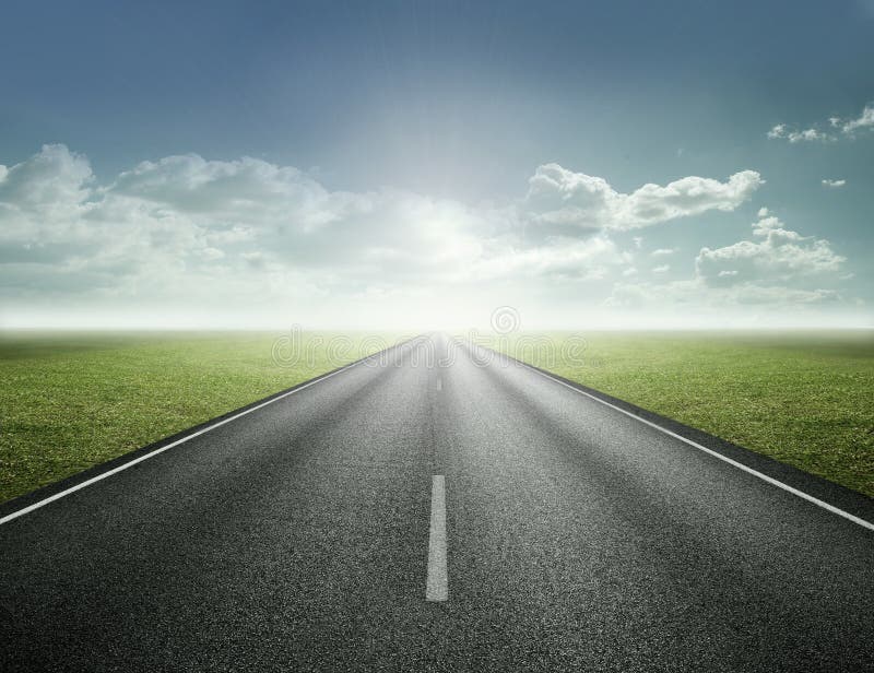 Camino al futuro foto de archivo libre de regalías Camino al futuro foto de archivo libre de regalías