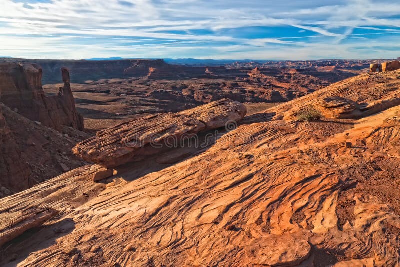 This image was taken at sunrise at Whitecrack off the White RimRoad in the Canyonlands National Park. This image was taken at sunrise at Whitecrack off the White RimRoad in the Canyonlands National Park.