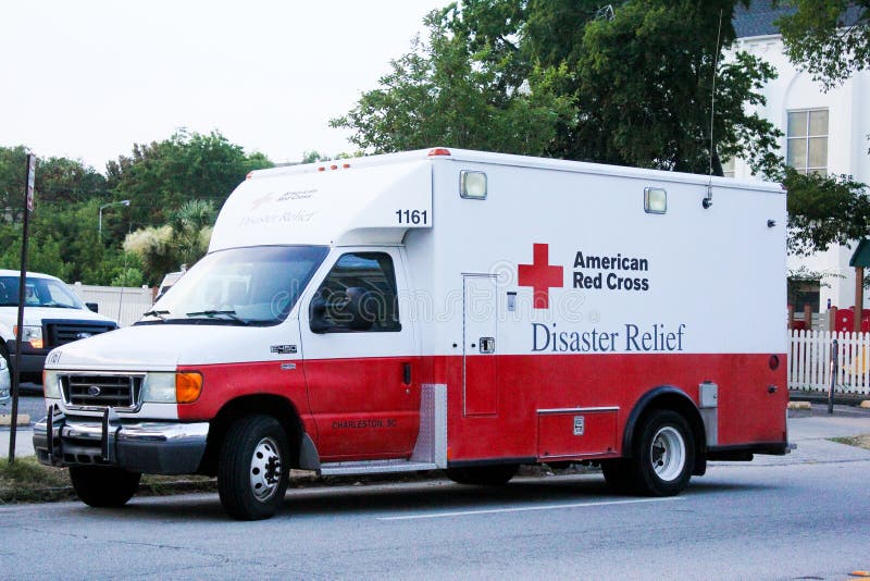 American Red Cross Disaster Relief truck, parked outside Mother Emanuel A. M. E. Church in Charleston, SC. American Red Cross Disaster Relief truck, parked outside Mother Emanuel A. M. E. Church in Charleston, SC.