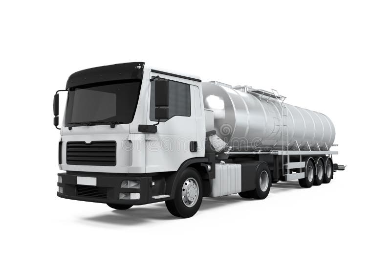 Camion cisterna del combustibile illustrazione vettoriale