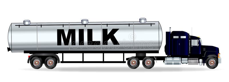 Camion-citerne aspirateur de lait