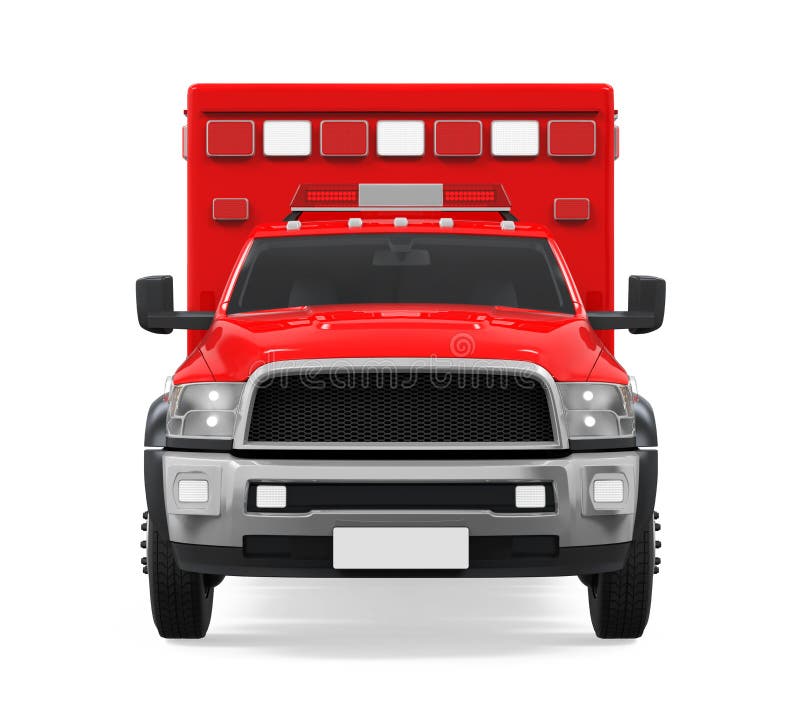 Camion de urgență royalty free illustration