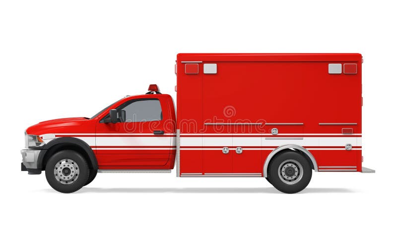 Camion de urgență vector illustration