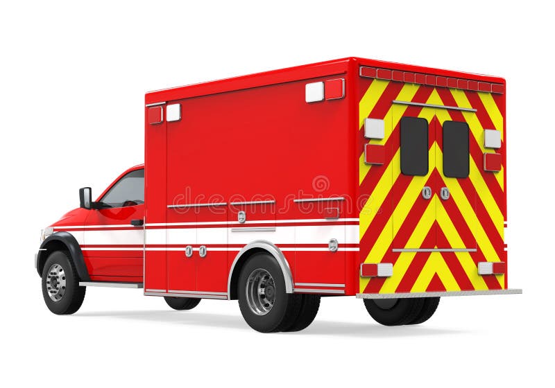 Camion de urgență royalty free illustration