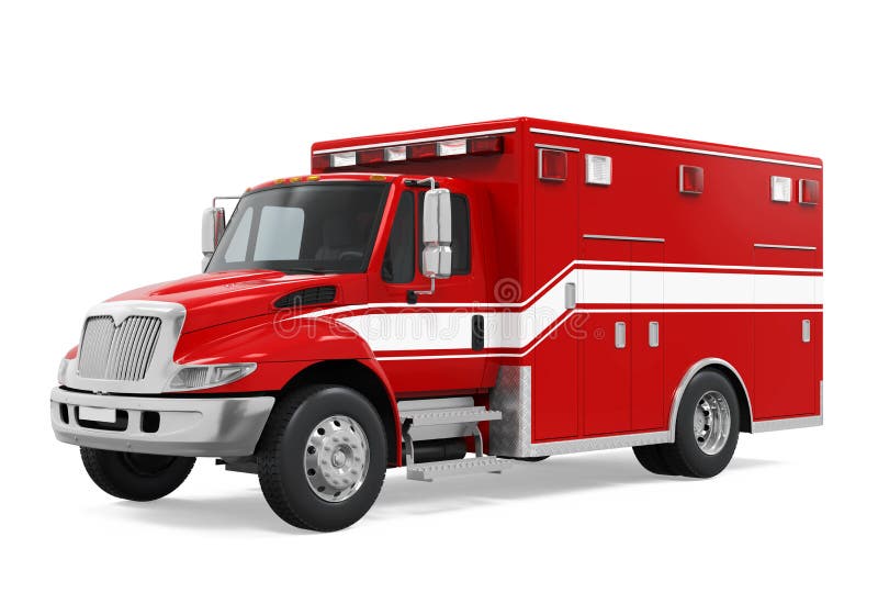 Camion de urgență vector illustration