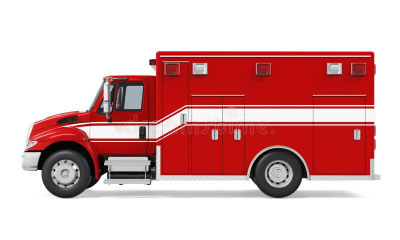 Camion de urgență vector illustration