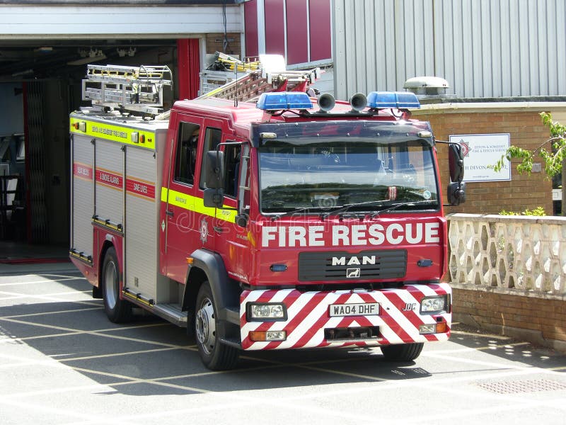 Camion Dei Vigili Del Fuoco Inglese Fotografia Editoriale Immagine Di Firemen Africano