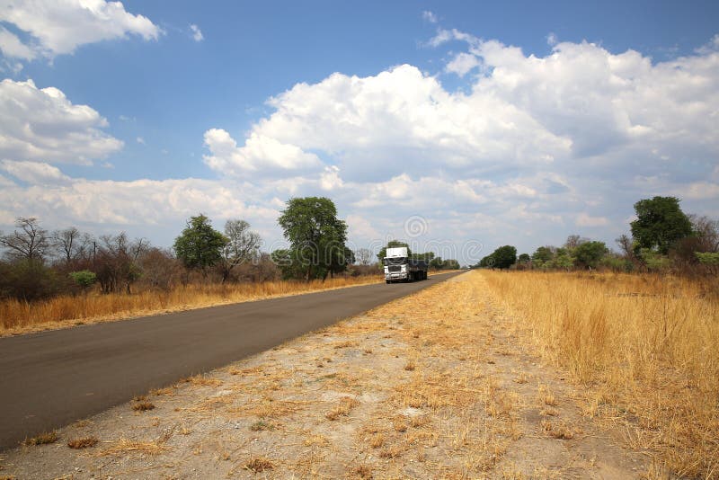 Camion in Namibia fotografia stock Camion in Namibia fotografia stock