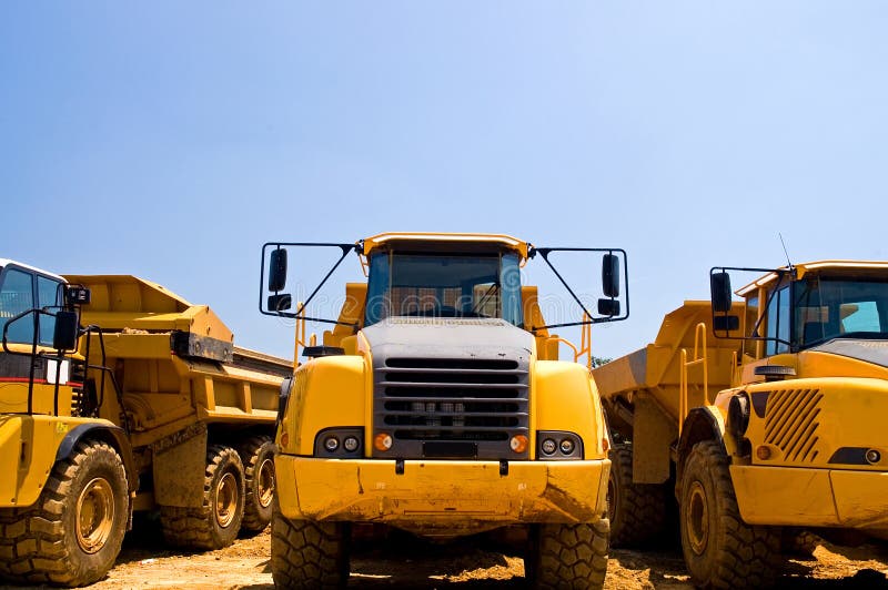 Camions lourds de construction images stock Camions lourds de construction images stock
