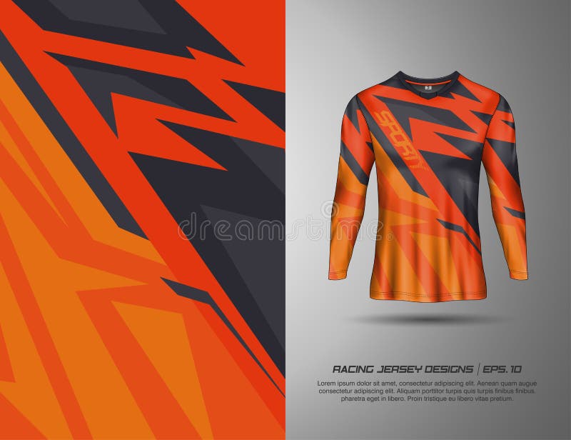 Design de esportes de camisa vetorial para motocross de jogos de futebol de  ciclismo de corrida