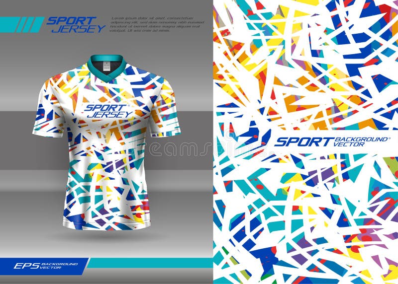 Design de esportes de camisa vetorial para motocross de jogos de futebol de  ciclismo de corrida