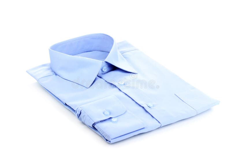 Camisa do homem azul novo imagens de stock Camisa do homem azul novo imagens de stock