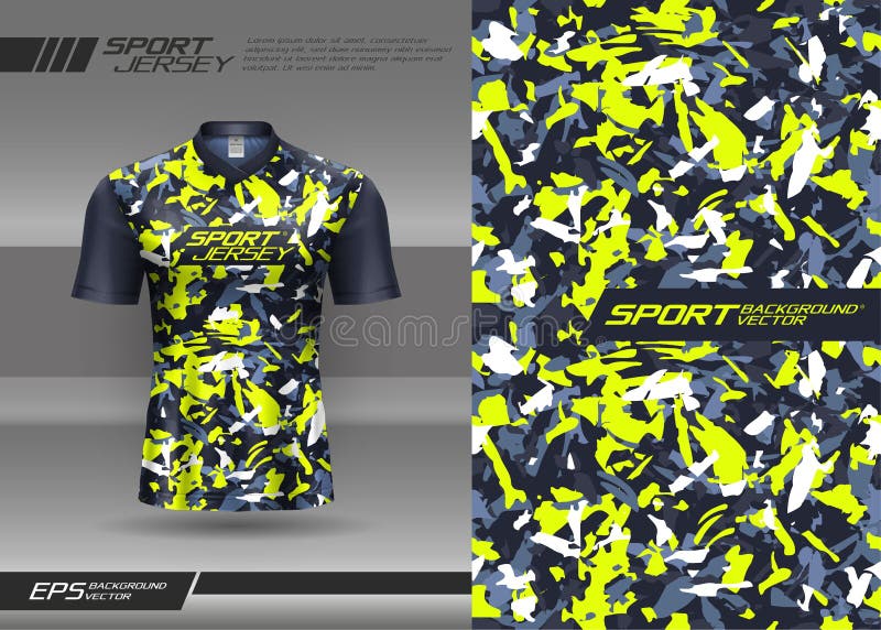 Design de camisa de textura abstrata de esportes de camiseta para corrida,  futebol, jogos, motocross, jogos, ciclismo