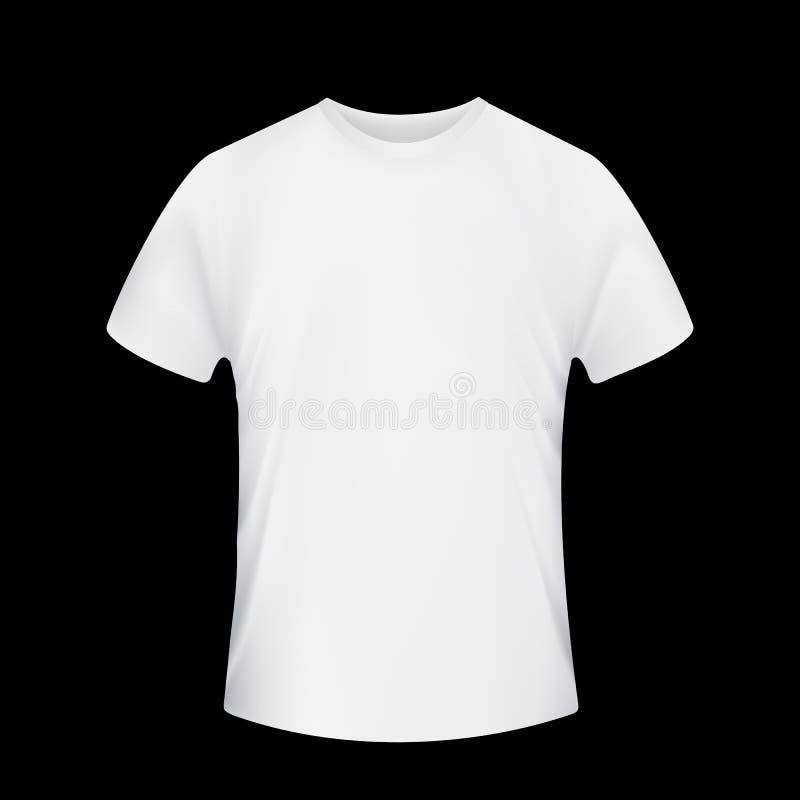Camiseta Blanca Ilustración Común Ilustración del Vector - Ilustración de  manera, blanco: 65620085