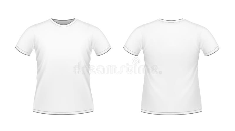 Camiseta De Los Hombres Blancos Ilustración del Ilustración de ocasional, camisa: 19138136