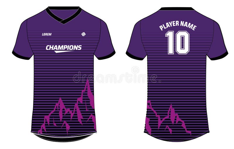 Mujeres De Manga Larga Camiseta Deportiva Jersey Diseño Ilustración  Adecuada Para Niñas Y Mujeres Para El Fútbol Jersey De Voleibo Ilustración  del Vector - Ilustración de retroceder, activo: 210265824