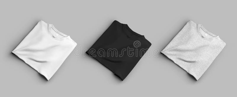 Camiseta Sobredimensionada Burlándose De Cuero Blanco Negro Doblado Frente Para Publicidad En Tienda Online Foto de archivo Imagen de fondo, negro: 263573992