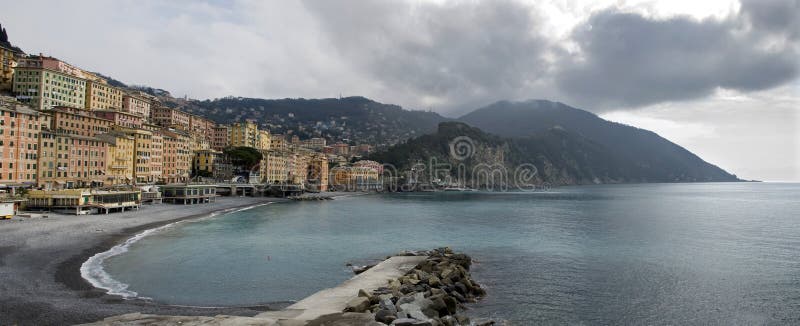 Camogli gray sky