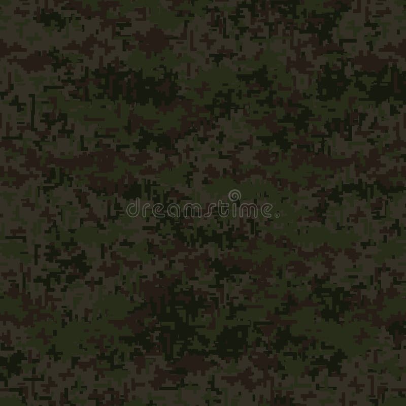 Camouflage Background Dark Green Camouflage Texture Stock Vector Illustration Of Pattern Army 125923714