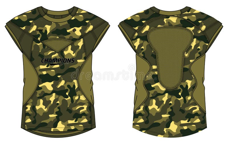 Camouflage Sleeveless Tank Top Basketball jersey vest design t
