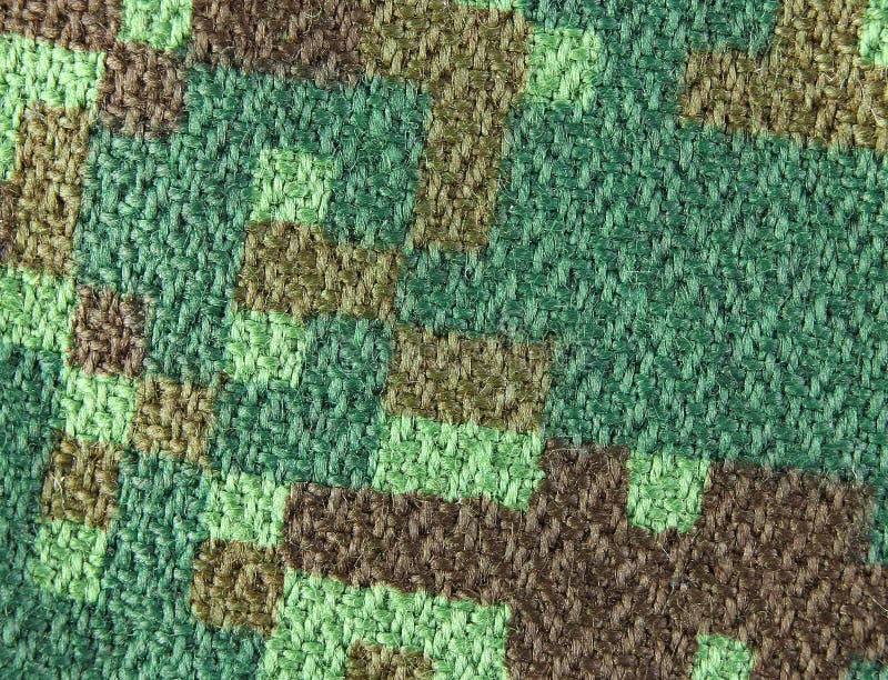 Camouflage fabric, closeup