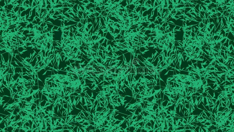 Camouflage grass leaves silhouettes animated seamless pattern. Grass floral ornate. Design element. Looped video background royalty free illustration