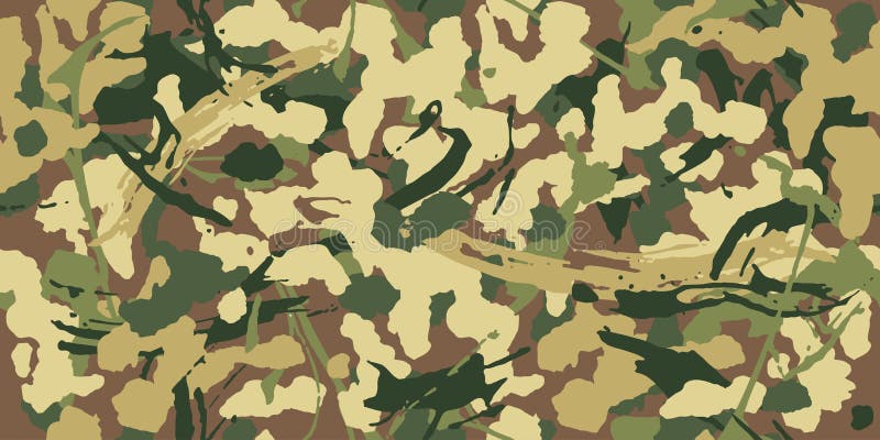 Camouflage grunge de région boisée, modèle sans couture Texture urbaine militaire de camo Armée ou chasse des couleurs vertes et illustration libre de droits Camouflage grunge de région boisée, modèle sans couture Texture urbaine militaire de camo Armée ou chasse des couleurs vertes et illustration libre de droits