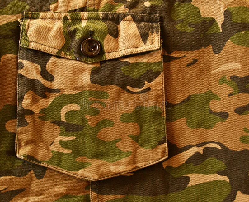 Camouflage Pattern Pant and Pocket