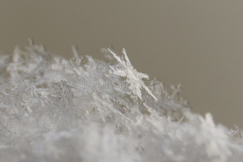 a close-up macrophotography of crystals of geometric patterns of snowflakes. a close-up macrophotography of crystals of geometric patterns of snowflakes