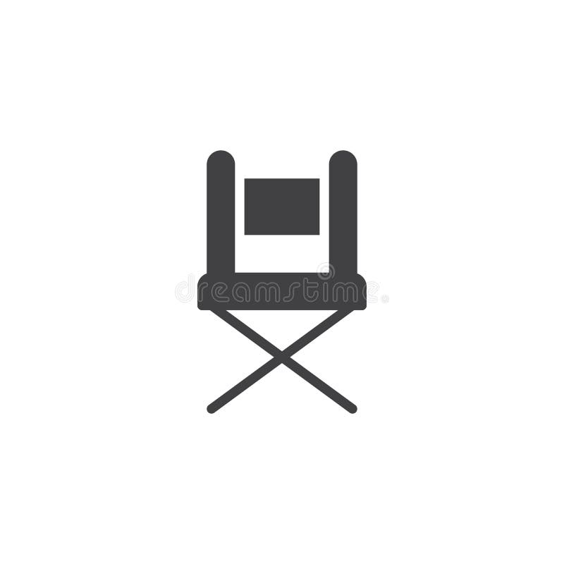 Download Camp chair vector icon stock vector. Illustration of ...