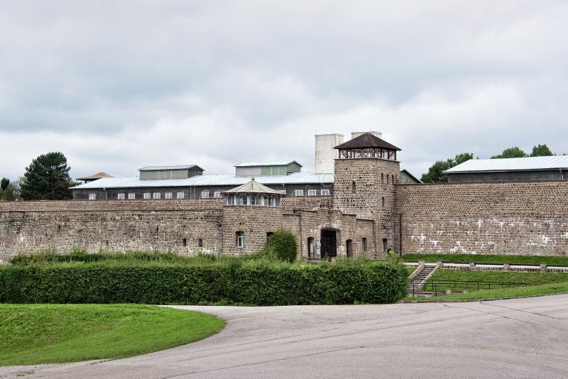 Camp de concentration de Mauthausen photo stock Camp de concentration de Mauthausen photo stock
