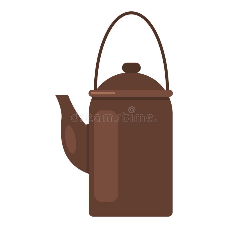 Camping Teapot Illustration Vector White Background Stock Vector by  ©Morphart 613186886