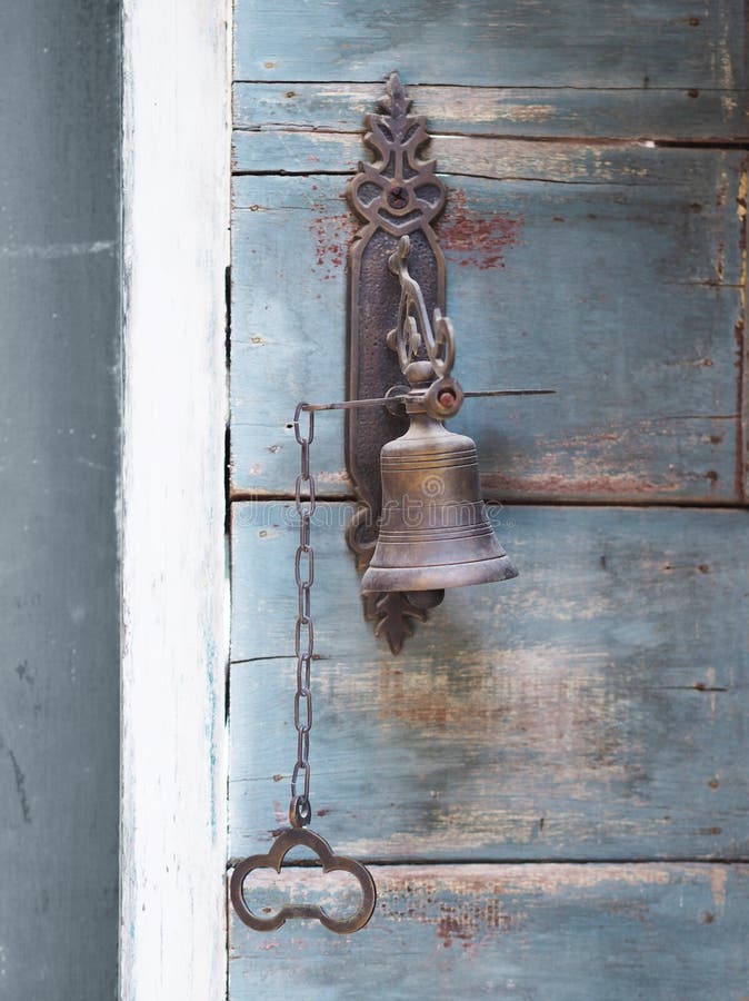 Campanello Porta Metallico Vintage - Campana Negozi Antica Per Bar, Ristoranti E Addestramento Cani