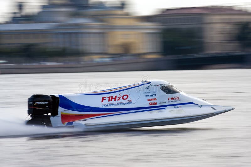 Campeonato 2009 del mundo del Powerboat de la fórmula 1 fotografía de archivo Campeonato 2009 del mundo del Powerboat de la fórmula 1 fotografía de archivo
