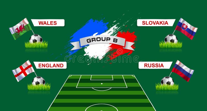 grupo de futebol europeu definir bandeiras de países do futebol