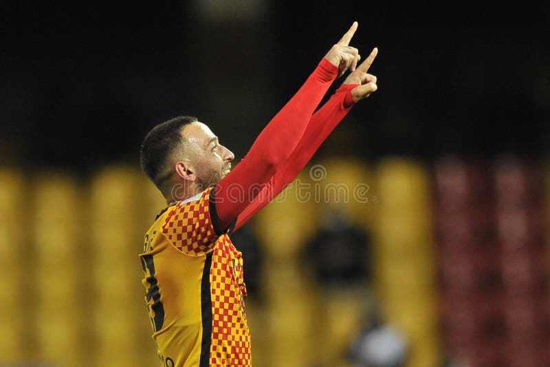 Campeonato Italiano Serie B Entre Benevento Vs Como Foto Editorial