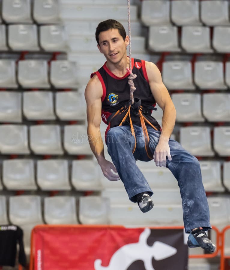 Campeonato Mundial De Escalada Imagem de Stock Editorial Imagem de