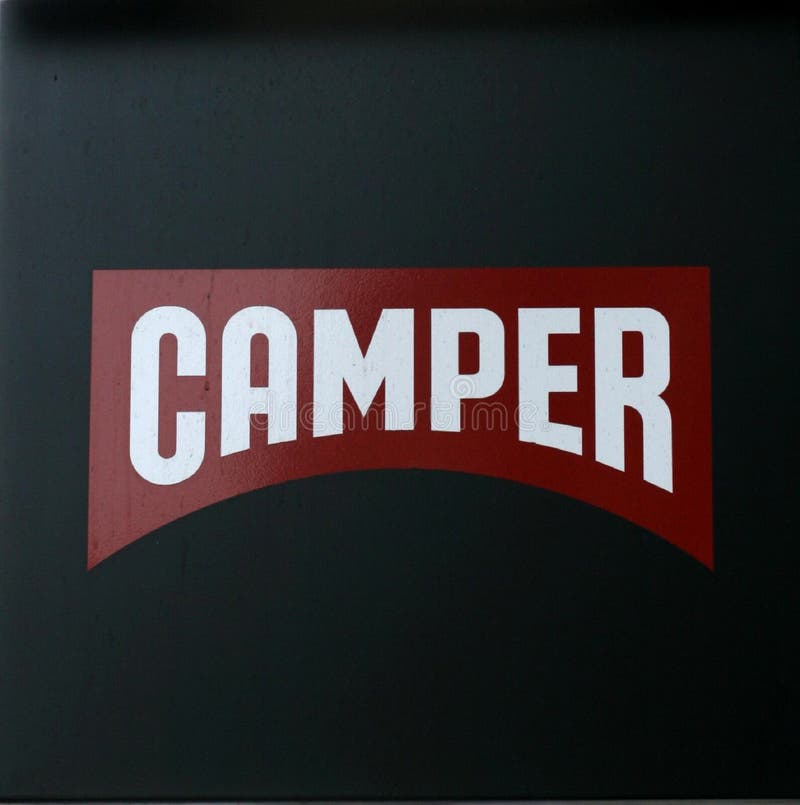 Camper Logo editorial stock image. Image of camper, shoes - 19444844