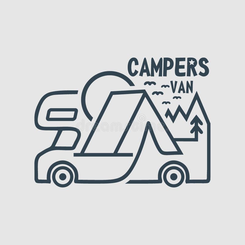 Campers Logo Stock Illustrations – 86 Campers Logo Stock Illustrations ...