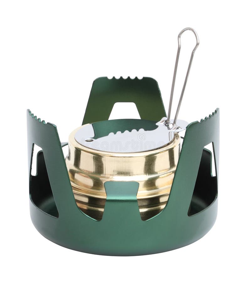 Camping alcohol stove stock photo. Image of cook, liquid 146311894