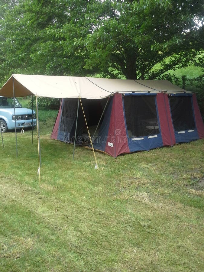Camping in New Zealand editorial stock photo. Image of canvas 50807138