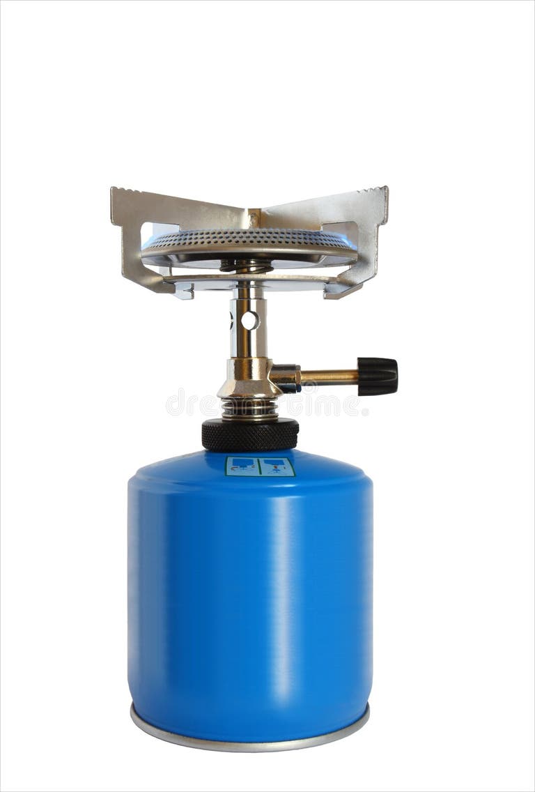 Blue Camping Stove Isolated White Background Stock Photos Free