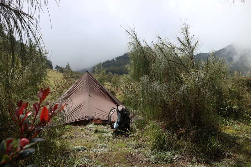 Camping tarp tent stock photo. Image of hiker, great 274869404