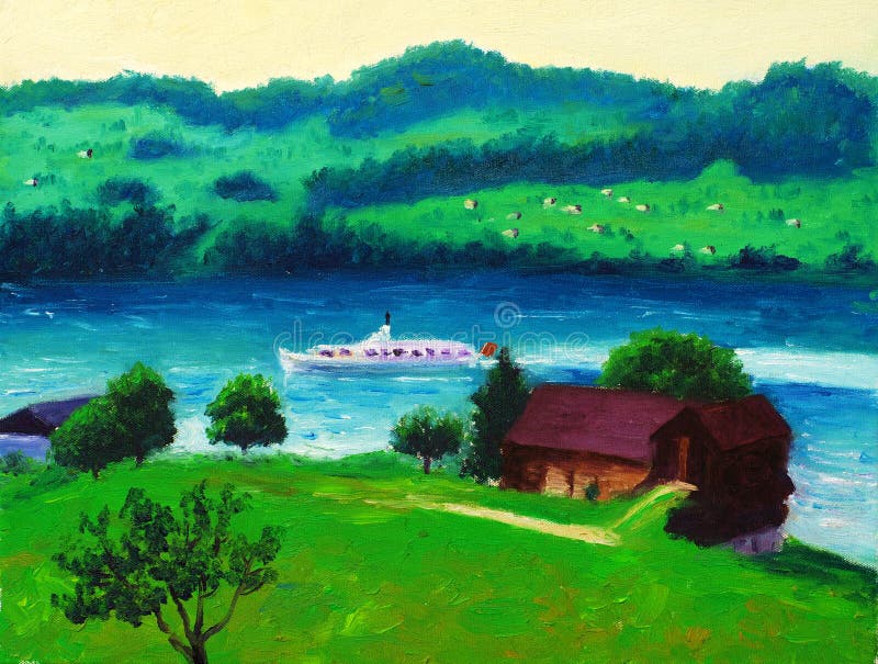 Campo ilustração do vetor Campo ilustração do vetor