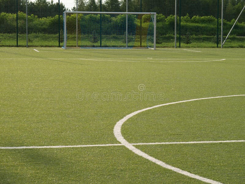Campo de deportes fotografía de archivo Campo de deportes fotografía de archivo