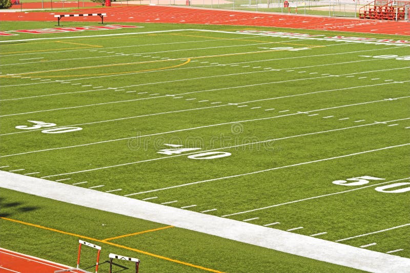 Campo de futebol foto de stock Campo de futebol foto de stock