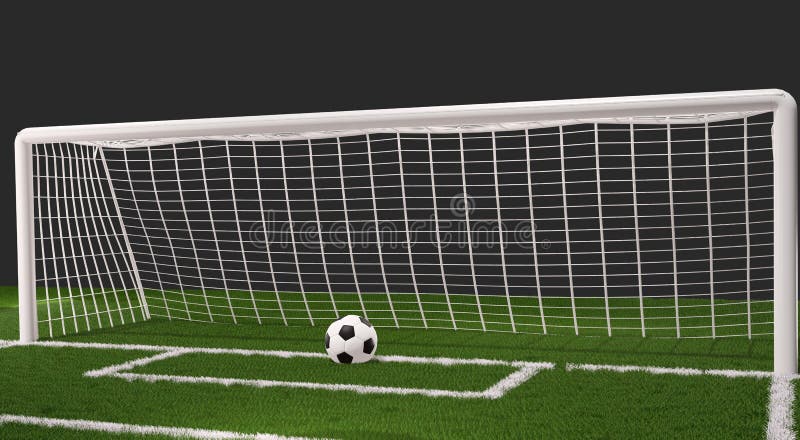 Conceito De Futebol Online. Bola De Futebol Num Smartphone Com Renderização  De Campo De Futebol 3d Ilustração Stock - Ilustração de esfera, vivo:  259463453