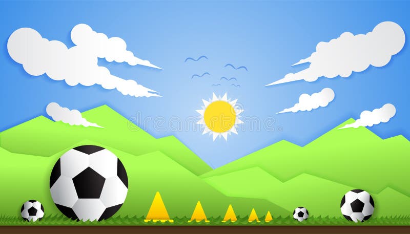 Ícone Do Campo De Futebol, Estilo Do Esboço Ilustração do Vetor -  Ilustração de futebol, sinal: 81457302