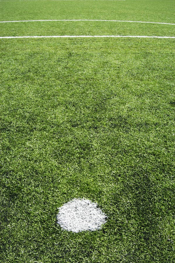 Campo de fútbol foto de archivo Campo de fútbol foto de archivo